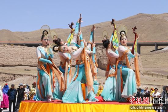 图为活动现场。祁连县委宣传部供图