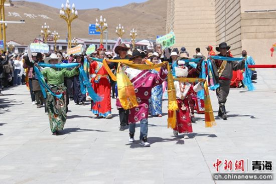 图为活动现场。祁连县委宣传部供图