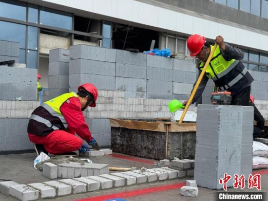 图为比赛现场。中建八局 供图